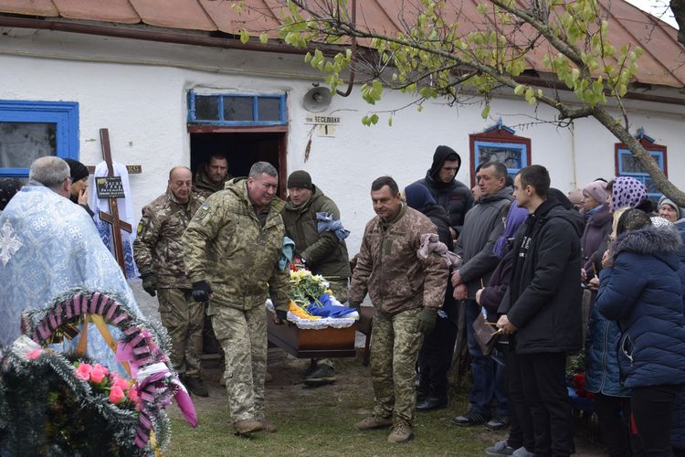 прощання із  військовослужбовцем