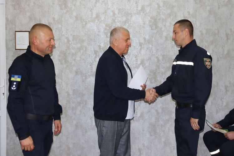 Привітали рятувальників із професійним святом
